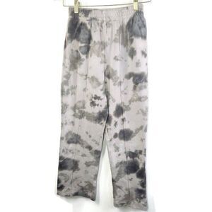 Victoria Secret Pink Tie Dye Premium Fleece Wide‎ Leg Sweatpants Pink XS